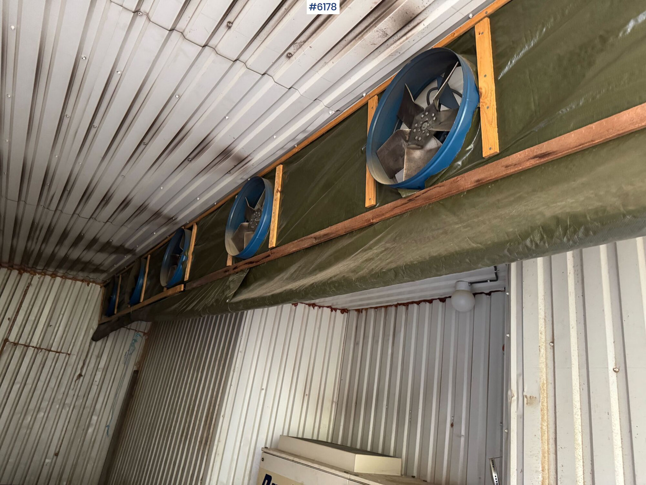 1997 Dryfinn 15 drying unit with circulation fans and trolley - Equipamento de climatização industrial: foto 5 1997 Dryfinn 15 drying unit with circulation fans and trolley - Equipamento de climatização industrial: foto 5