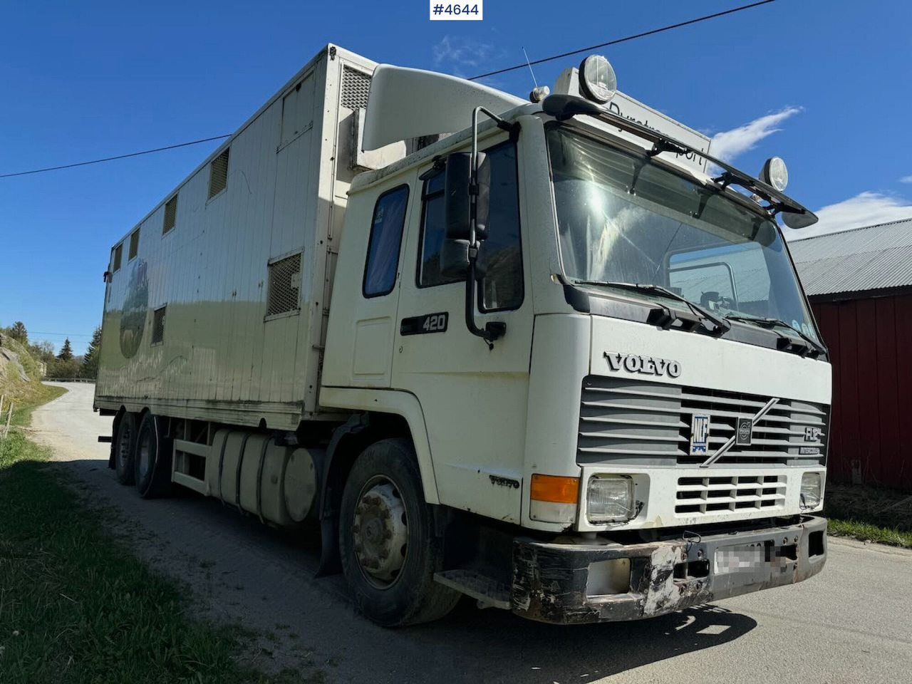 1997 Volvo FL12 6x2 Dyretransportbil - Caminhão transporte de gado: foto 4 1997 Volvo FL12 6x2 Dyretransportbil - Caminhão transporte de gado: foto 4