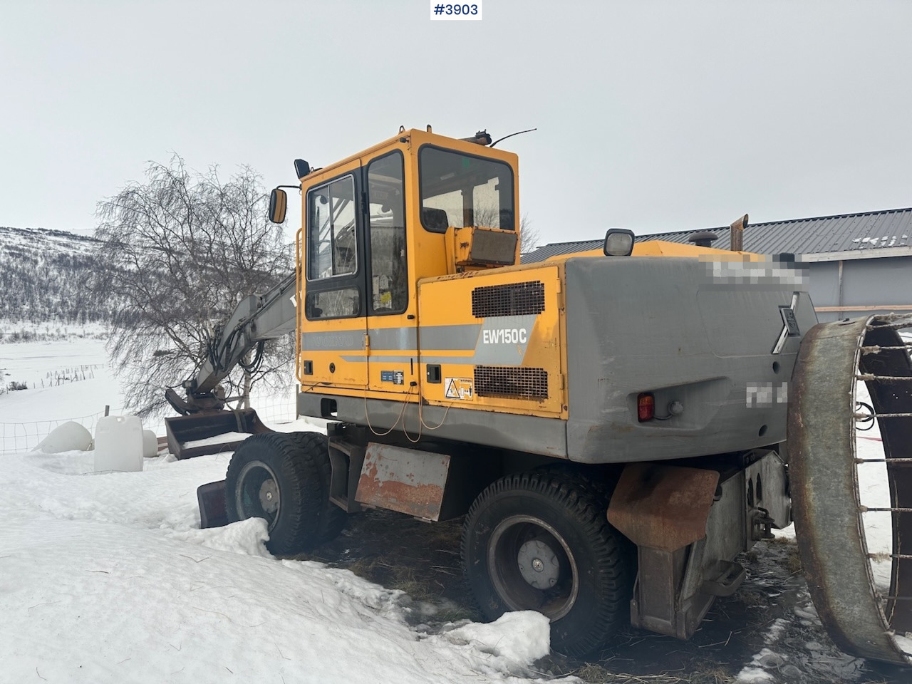 1998 Volvo EW150C wheel digger rep object w/ sanding bucket - Escavadeira: foto 4 1998 Volvo EW150C wheel digger rep object w/ sanding bucket - Escavadeira: foto 4