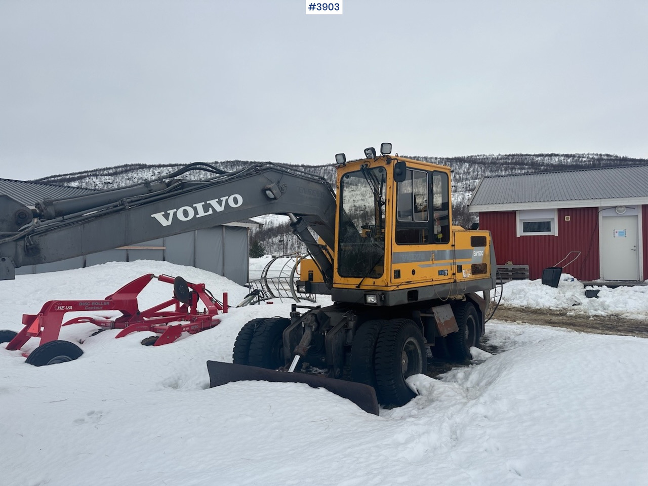 1998 Volvo EW150C wheel digger rep object w/ sanding bucket - Escavadeira: foto 2 1998 Volvo EW150C wheel digger rep object w/ sanding bucket - Escavadeira: foto 2