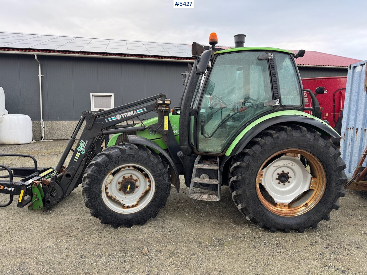 2001 Deutz Fahr Agrotron 90 w/front loader. - Trator: foto 1 2001 Deutz Fahr Agrotron 90 w/front loader. - Trator: foto 1