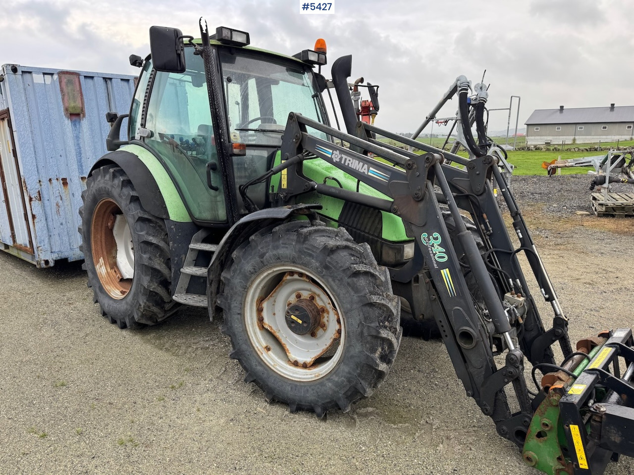 2001 Deutz Fahr Agrotron 90 w/front loader. - Trator: foto 4 2001 Deutz Fahr Agrotron 90 w/front loader. - Trator: foto 4