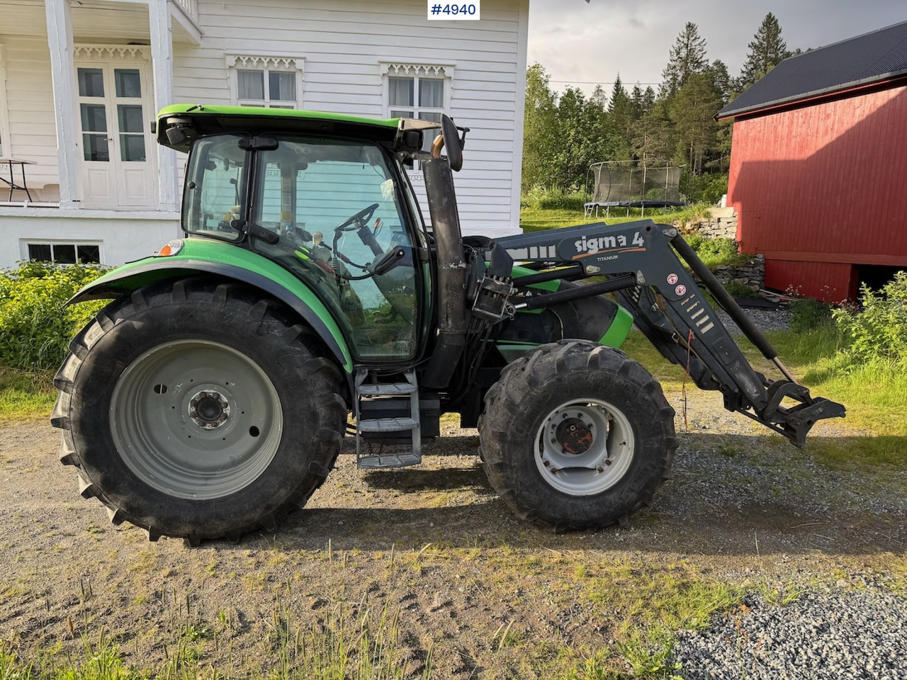 Trator 2006 Deutz-Fahr Agrotron K90 w/front loader.: foto 1
