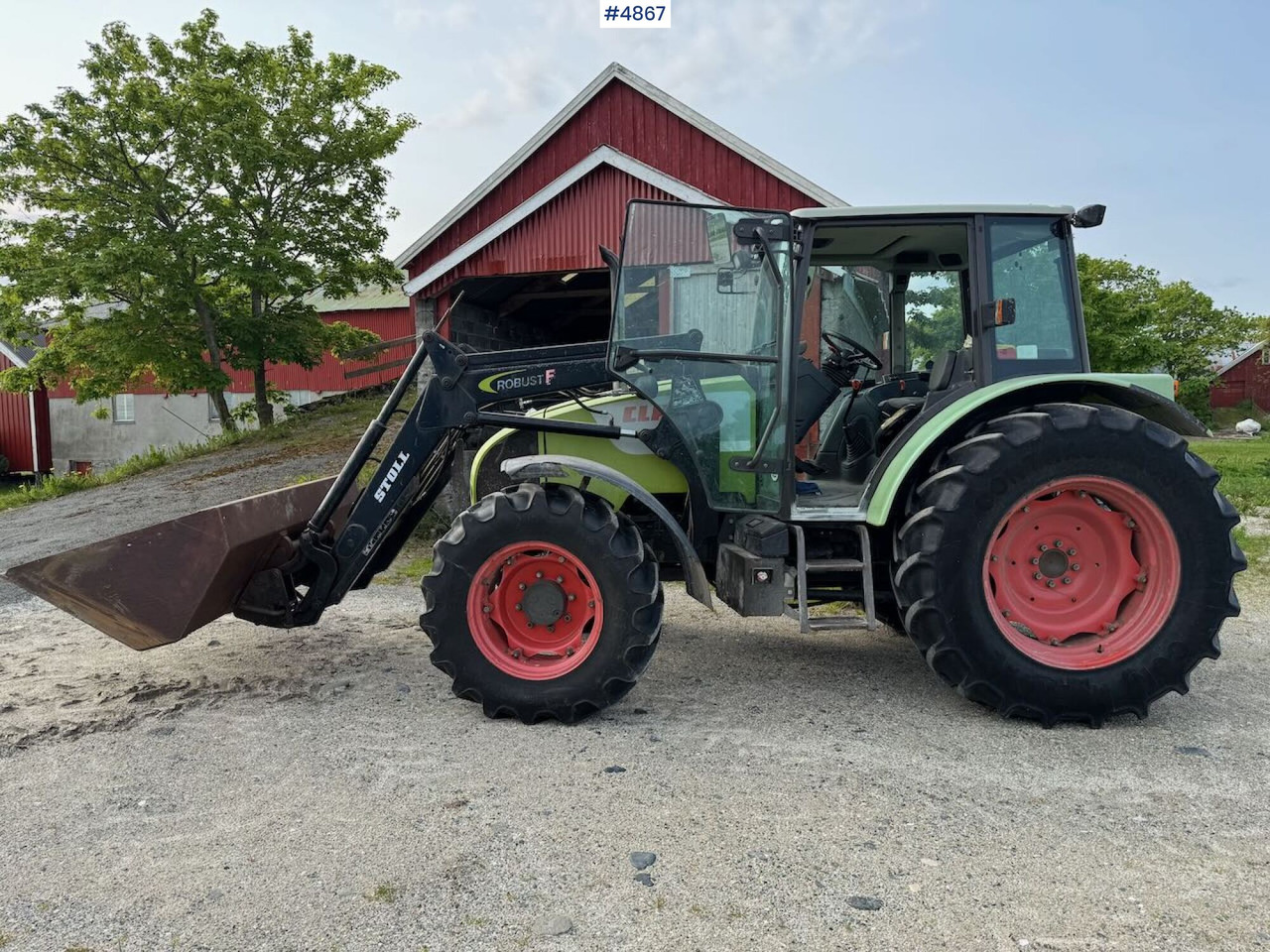 2007 Claas Celtis 446 with front loader, pallet forks, and bucket - Trator: foto 4 2007 Claas Celtis 446 with front loader, pallet forks, and bucket - Trator: foto 4