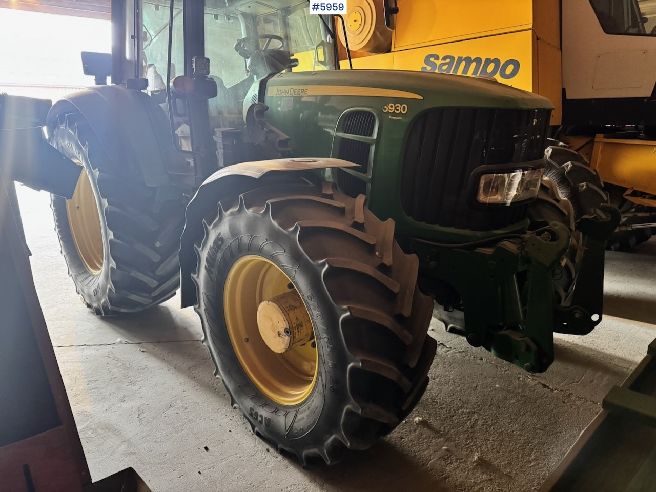 2007 John Deere 6930 w/ Front loader, hydraulics and Front PTO. Rep object. - Trator: foto 5 2007 John Deere 6930 w/ Front loader, hydraulics and Front PTO. Rep object. - Trator: foto 5