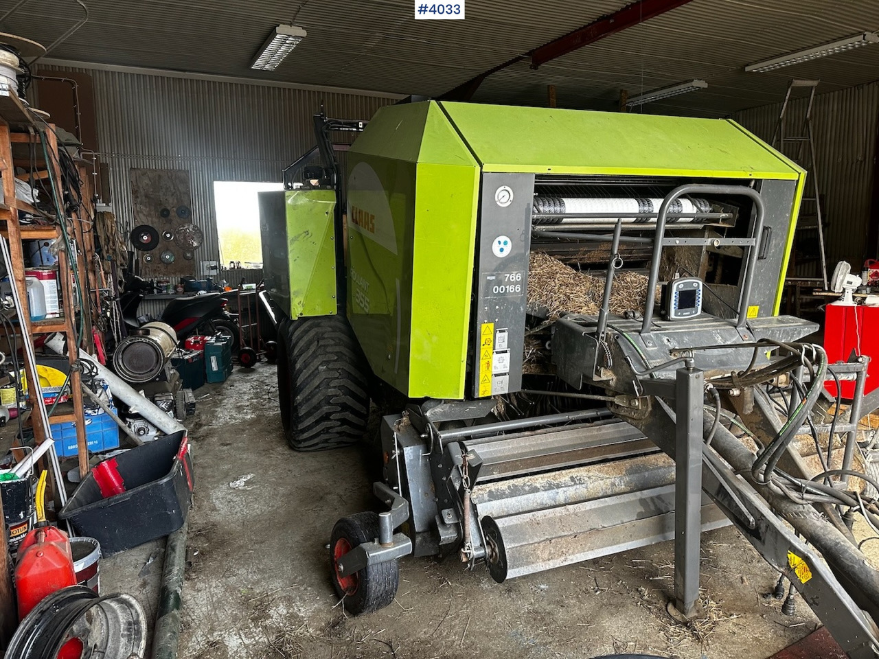 2008 Claas rollant 355 uniwrap round baler press - Máquina para produção de feno: foto 5 2008 Claas rollant 355 uniwrap round baler press - Máquina para produção de feno: foto 5