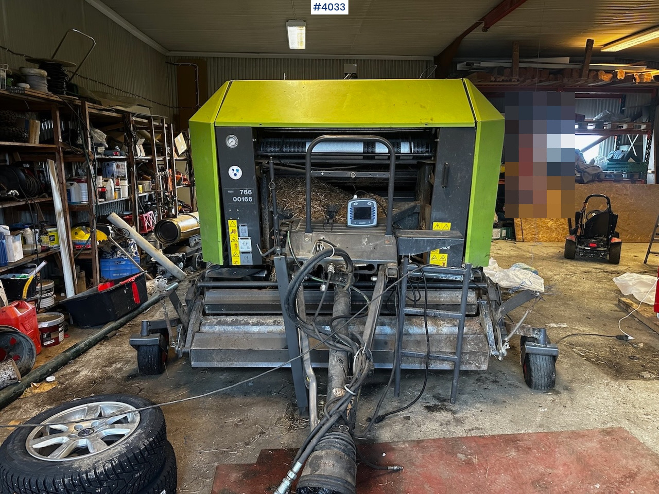 2008 Claas rollant 355 uniwrap round baler press - Máquina para produção de feno: foto 2 2008 Claas rollant 355 uniwrap round baler press - Máquina para produção de feno: foto 2