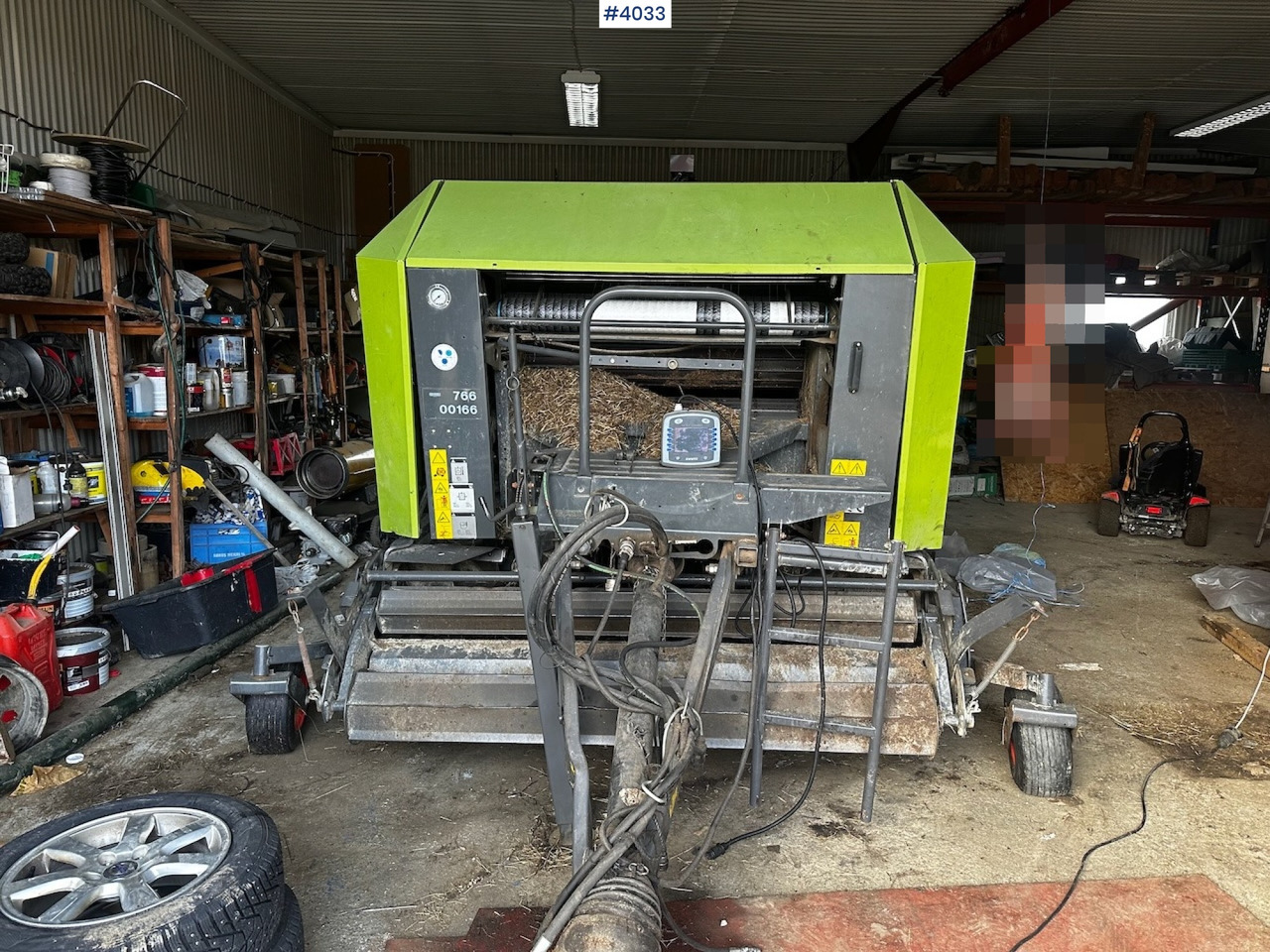 2008 Claas rollant 355 uniwrap round baler press - Máquina para produção de feno: foto 4 2008 Claas rollant 355 uniwrap round baler press - Máquina para produção de feno: foto 4