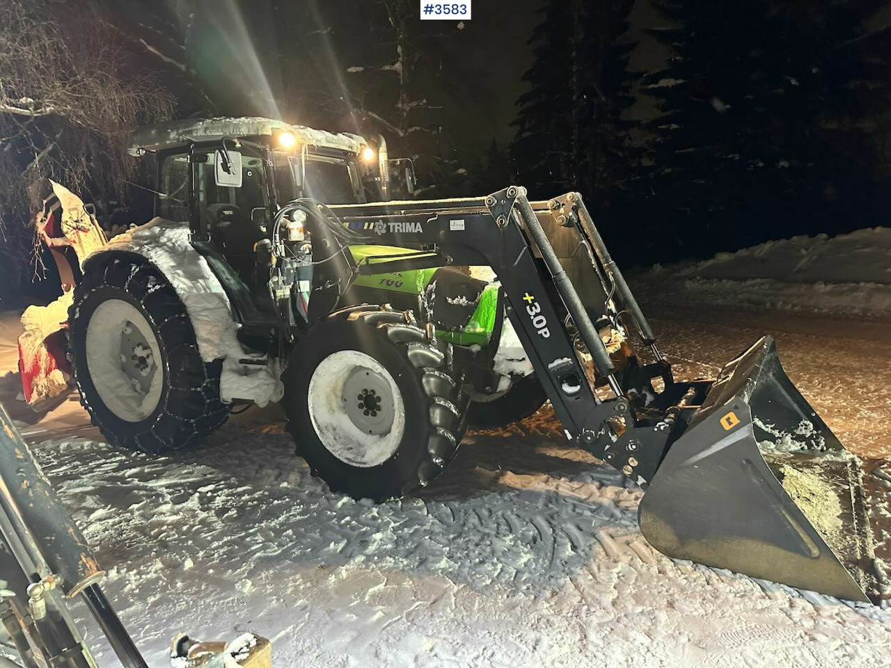 2008 Deutz-Fahr Agrofarm 100 traktor w/ Trima Front loader. See hours! - Trator: foto 2 2008 Deutz-Fahr Agrofarm 100 traktor w/ Trima Front loader. See hours! - Trator: foto 2