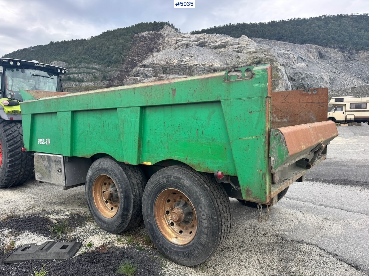 2011 Foss Eik Dumper Trailer. - Reboque basculante agrícola: foto 3 2011 Foss Eik Dumper Trailer. - Reboque basculante agrícola: foto 3