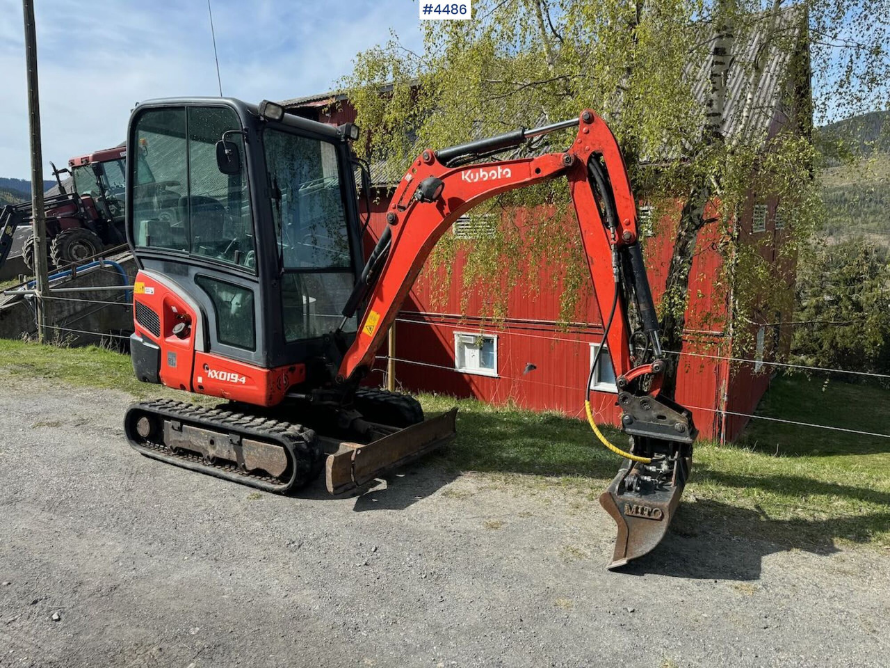 2014 Kubota KX019 Mini excavator with two buckets - Escavadeira: foto 4 2014 Kubota KX019 Mini excavator with two buckets - Escavadeira: foto 4
