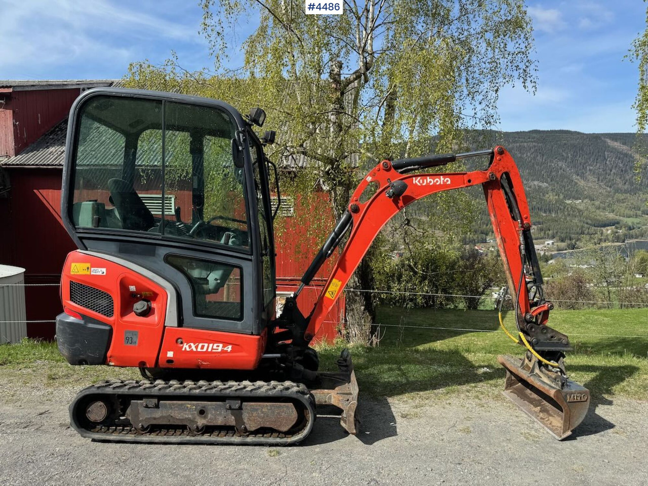 2014 Kubota KX019 Mini excavator with two buckets - Escavadeira: foto 2 2014 Kubota KX019 Mini excavator with two buckets - Escavadeira: foto 2