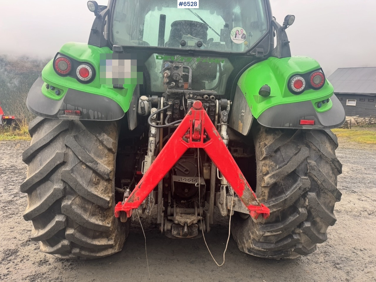 Trator 2015 Deutz-fahr 6180 Agrotron w/ Front loader and Front hydraulics. 4010 hours!: foto 6