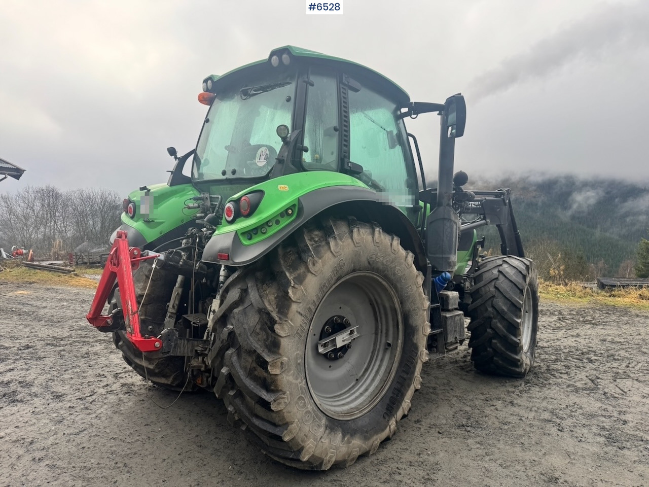 Trator 2015 Deutz-fahr 6180 Agrotron w/ Front loader and Front hydraulics. 4010 hours!: foto 7