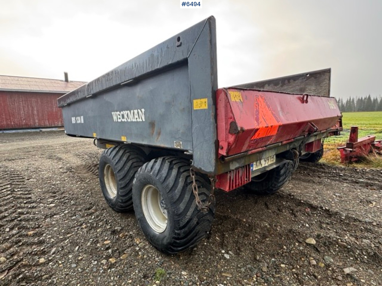 2016 Weckman WS130M dump trailer - Reboque basculante agrícola: foto 5 2016 Weckman WS130M dump trailer - Reboque basculante agrícola: foto 5
