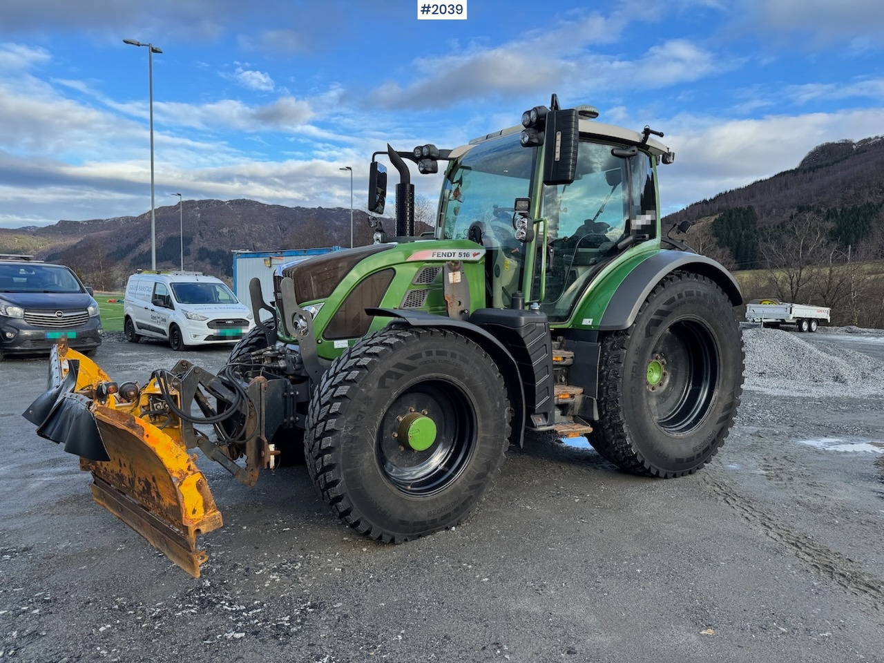 2017 Fendt 516 Vario Profi m/frontlaster og brøyteplate - Trator: foto 3 2017 Fendt 516 Vario Profi m/frontlaster og brøyteplate - Trator: foto 3