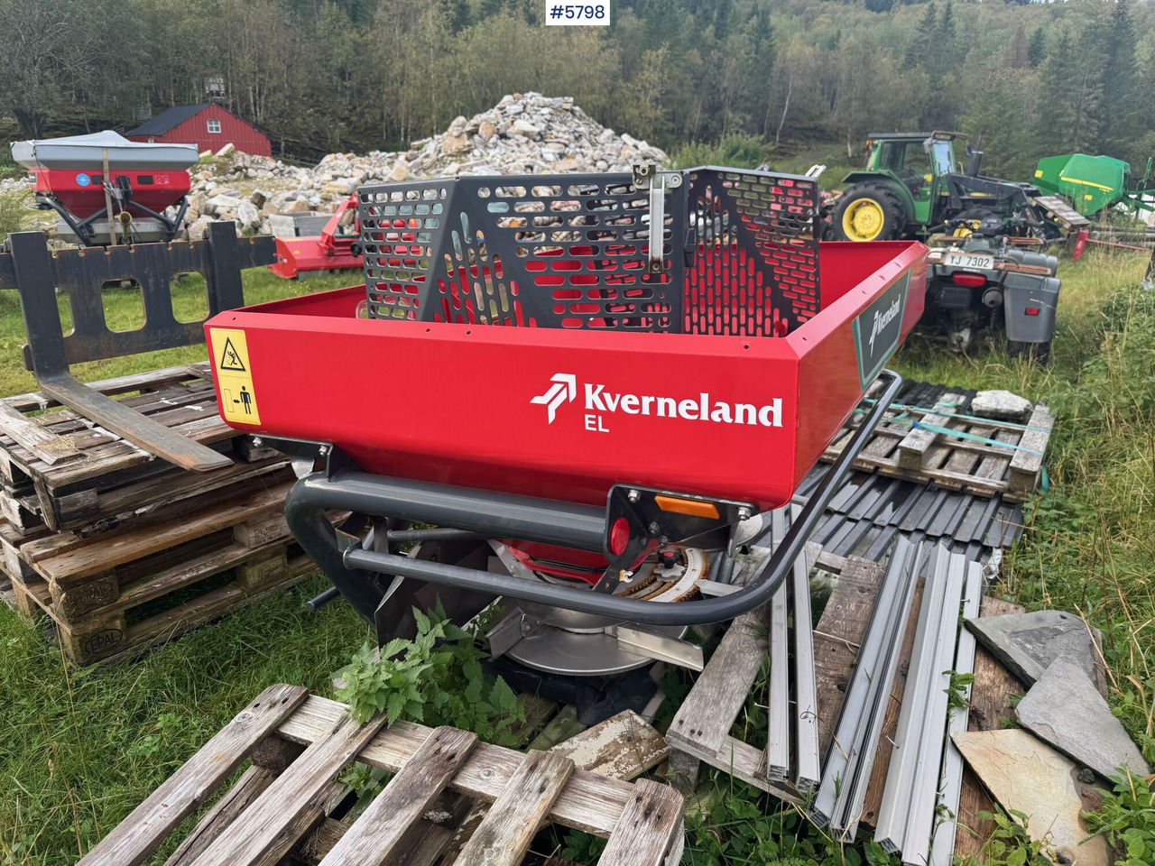 2018 Kverneland Manure spreader. Repair project - Distribuidor de fertilizantes: foto 1 2018 Kverneland Manure spreader. Repair project - Distribuidor de fertilizantes: foto 1