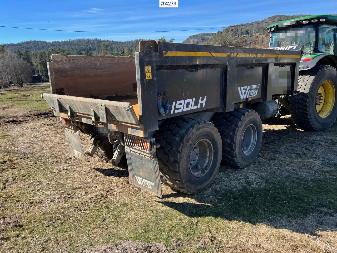 Reboque basculante agrícola 2020 Richard Western wf19DLH 2 axle dump trailer for tractor: foto 11 Reboque basculante agrícola 2020 Richard Western wf19DLH 2 axle dump trailer for tractor: foto 11