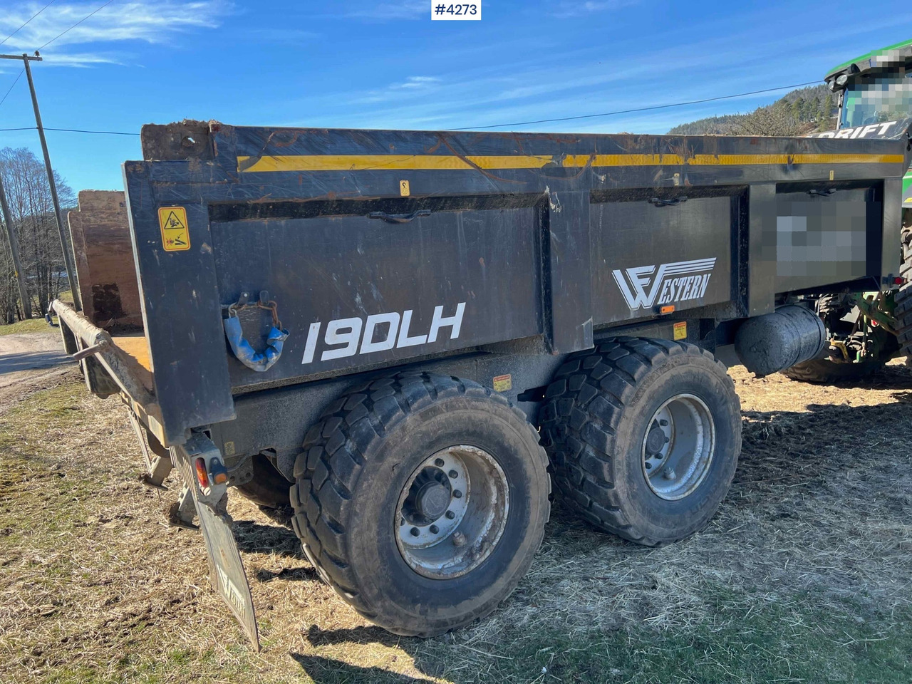 Reboque basculante agrícola 2020 Richard Western wf19DLH 2 axle dump trailer for tractor: foto 12 Reboque basculante agrícola 2020 Richard Western wf19DLH 2 axle dump trailer for tractor: foto 12