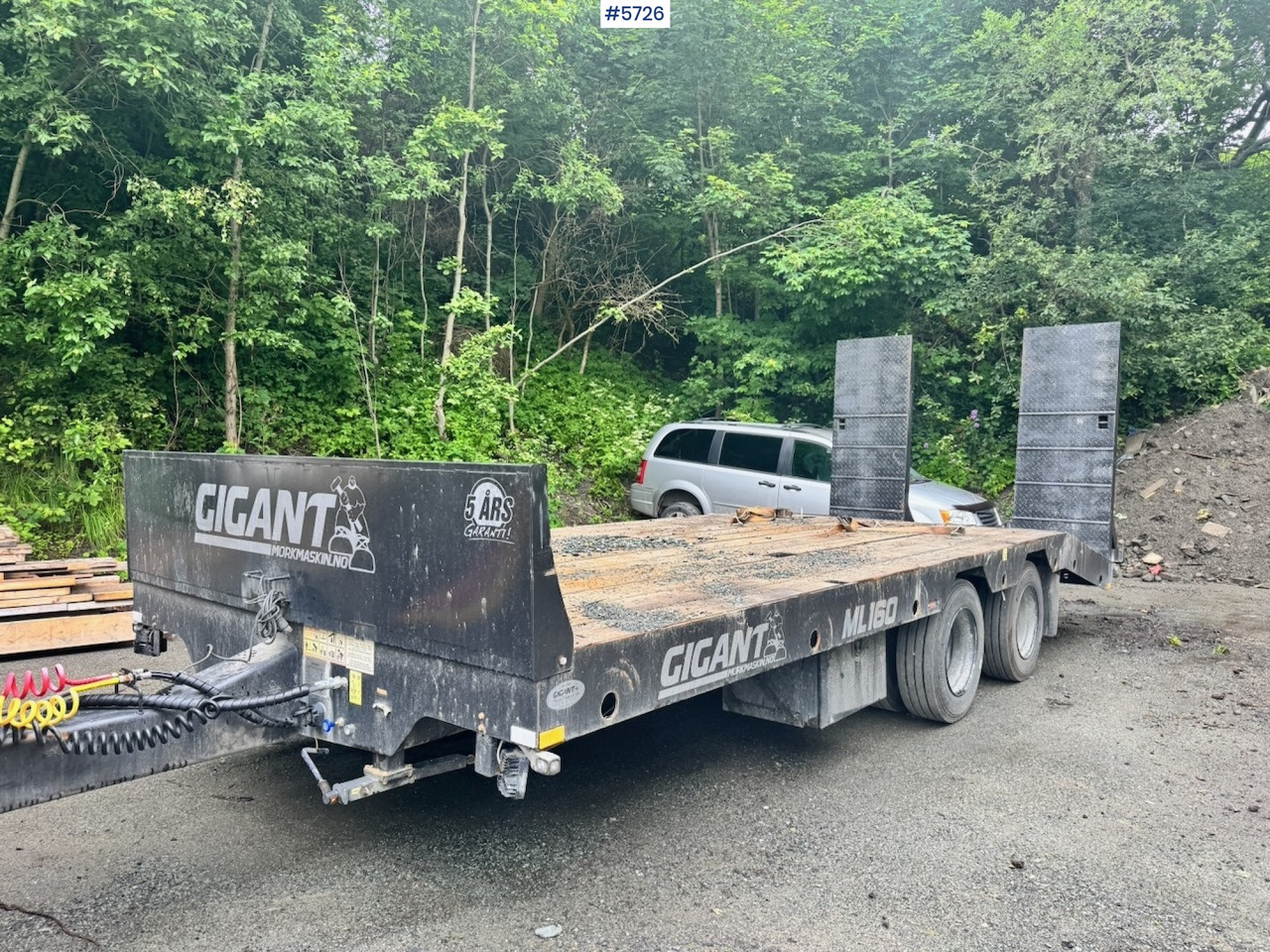 2023 Gigant ML-160 Machine trailer for tractor. - Reboque baixa: foto 1 2023 Gigant ML-160 Machine trailer for tractor. - Reboque baixa: foto 1