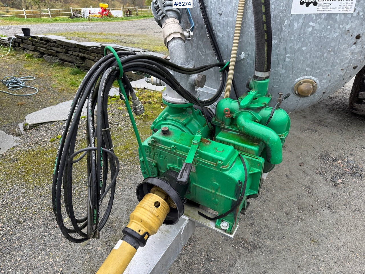 2024 Garcia C-60 6000 liter manure wagon w/ vacuum, combi and cannon. - Cisterna de chorume: foto 5 2024 Garcia C-60 6000 liter manure wagon w/ vacuum, combi and cannon. - Cisterna de chorume: foto 5