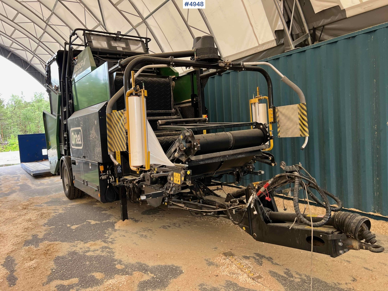 2024 Orkel Dens-x round baler for corn, chips and cut grass - Máquina para produção de feno: foto 4 2024 Orkel Dens-x round baler for corn, chips and cut grass - Máquina para produção de feno: foto 4