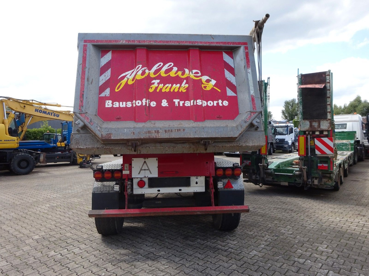 Langendorf Kippauflieger mit 3 Achsen Stahl - Semireboque basculante: foto 3 Langendorf Kippauflieger mit 3 Achsen Stahl - Semireboque basculante: foto 3