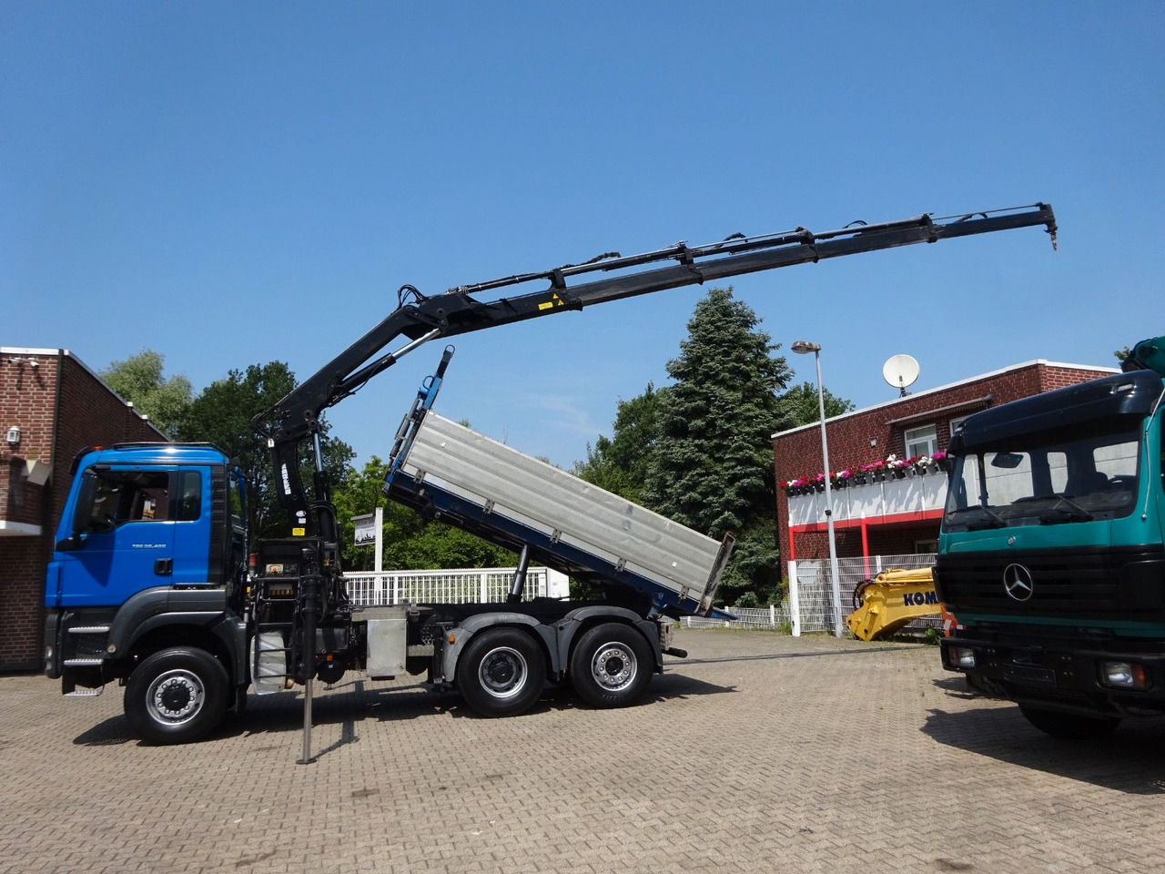 MAN 28.400 TGS 3Skipper+HIAB 166 E-4 HIPRPO 6x4-4 - Caminhão basculante, Caminhão grua: foto 3 MAN 28.400 TGS 3Skipper+HIAB 166 E-4 HIPRPO 6x4-4 - Caminhão basculante, Caminhão grua: foto 3