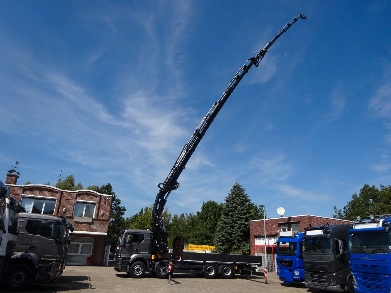 MAN 35.510 P+ 955 Effer jib Seilwind(100t Meterkran MAN 35.510 P+ 955 Effer jib Seilwind(100t Meterkran - Caminhão grua, Camião de caixa aberta/ Plataforma: foto 3 MAN 35.510 P+ 955 Effer jib Seilwind(100t Meterkran MAN 35.510 P+ 955 Effer jib Seilwind(100t Meterkran - Caminhão grua, Camião de caixa aberta/ Plataforma: foto 3
