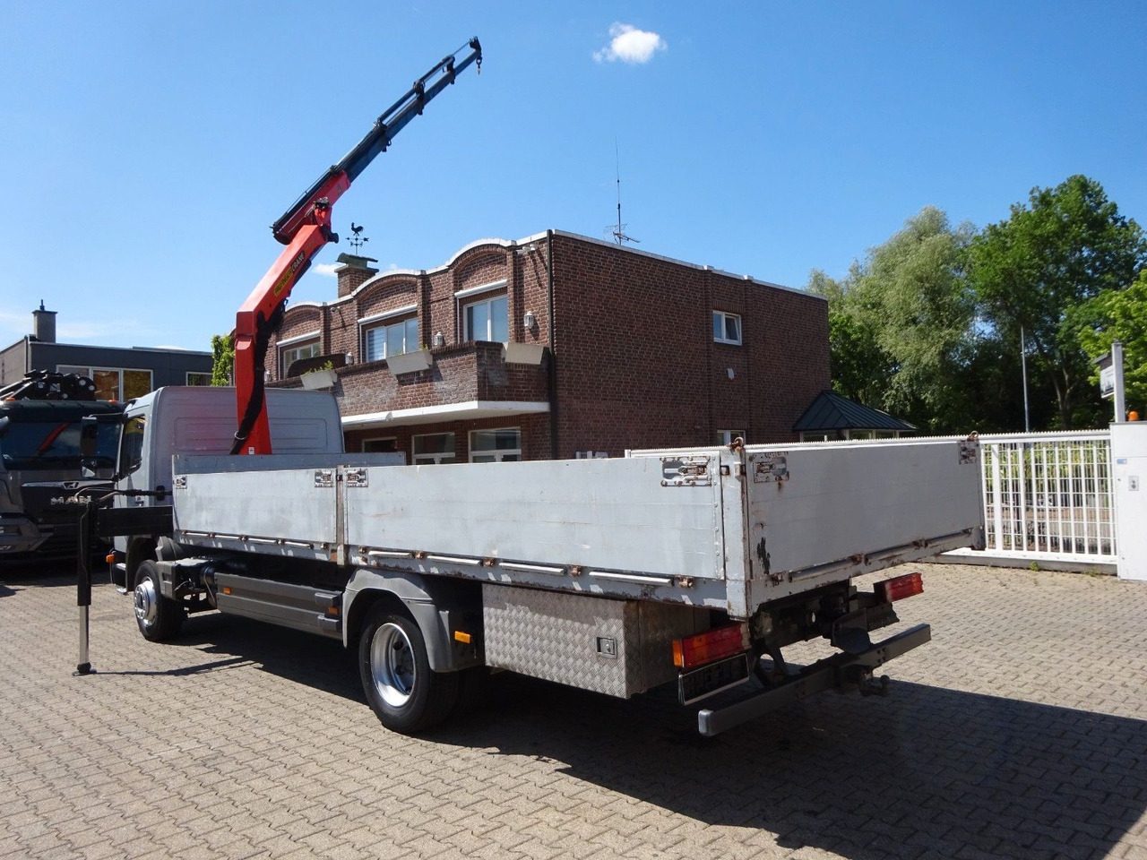Camião de caixa aberta/ Plataforma, Caminhão grua Mercedes-Benz 1222 Atego mit Palfinger PK8501 Kran 4x2: foto 6