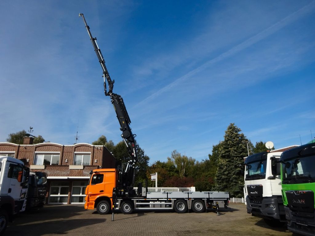 Mercedes-Benz 3751 Arocs Pritsche + HIAB 858 + JIB 8x2 Mercedes-Benz 3751 Arocs Pritsche + HIAB 858 + JIB 8x2 - Caminhão grua, Camião de caixa aberta/ Plataforma: foto 4 Mercedes-Benz 3751 Arocs Pritsche + HIAB 858 + JIB 8x2 Mercedes-Benz 3751 Arocs Pritsche + HIAB 858 + JIB 8x2 - Caminhão grua, Camião de caixa aberta/ Plataforma: foto 4