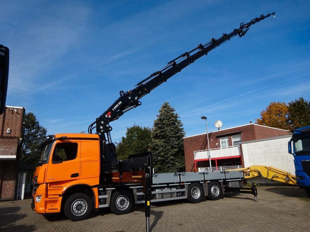 Mercedes-Benz 3751 Arocs Pritsche + HIAB 858 + JIB 8x2 Mercedes-Benz 3751 Arocs Pritsche + HIAB 858 + JIB 8x2 - Caminhão grua, Camião de caixa aberta/ Plataforma: foto 1 Mercedes-Benz 3751 Arocs Pritsche + HIAB 858 + JIB 8x2 Mercedes-Benz 3751 Arocs Pritsche + HIAB 858 + JIB 8x2 - Caminhão grua, Camião de caixa aberta/ Plataforma: foto 1