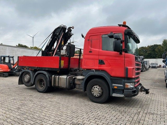 Scania 124 L 470 Pritsche + MKG HLK 201 HP 6x2 - Camião de caixa aberta/ Plataforma, Caminhão grua: foto 5 Scania 124 L 470 Pritsche + MKG HLK 201 HP 6x2 - Camião de caixa aberta/ Plataforma, Caminhão grua: foto 5