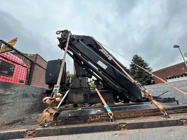 Camião de caixa aberta/ Plataforma, Caminhão grua Scania 124 L 470 Pritsche + MKG HLK 201 HP 6x2: foto 10 Camião de caixa aberta/ Plataforma, Caminhão grua Scania 124 L 470 Pritsche + MKG HLK 201 HP 6x2: foto 10