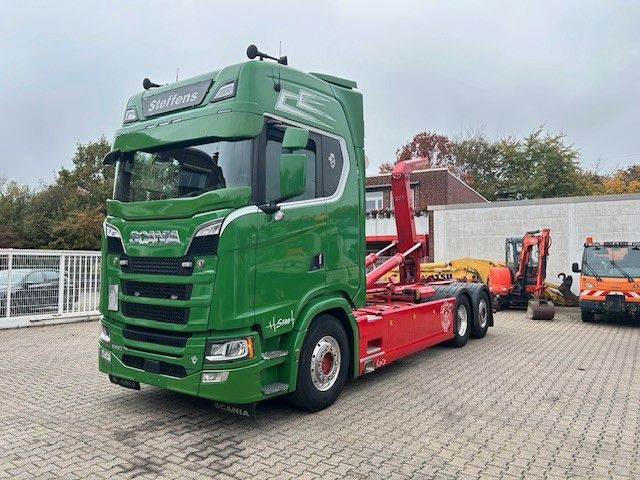 Scania S580 V8 MEILLER Abroller mit Lift+Lenkachse 6x2 - Caminhão polibenne: foto 4 Scania S580 V8 MEILLER Abroller mit Lift+Lenkachse 6x2 - Caminhão polibenne: foto 4
