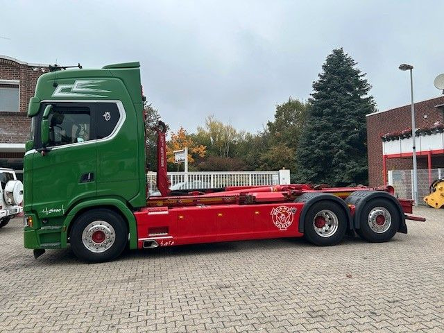 Scania S580 V8 MEILLER Abroller mit Lift+Lenkachse 6x2 - Caminhão polibenne: foto 5 Scania S580 V8 MEILLER Abroller mit Lift+Lenkachse 6x2 - Caminhão polibenne: foto 5