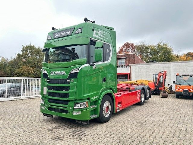 Scania S580 V8 MEILLER Abroller mit Lift+Lenkachse 6x2 - Caminhão polibenne: foto 2 Scania S580 V8 MEILLER Abroller mit Lift+Lenkachse 6x2 - Caminhão polibenne: foto 2
