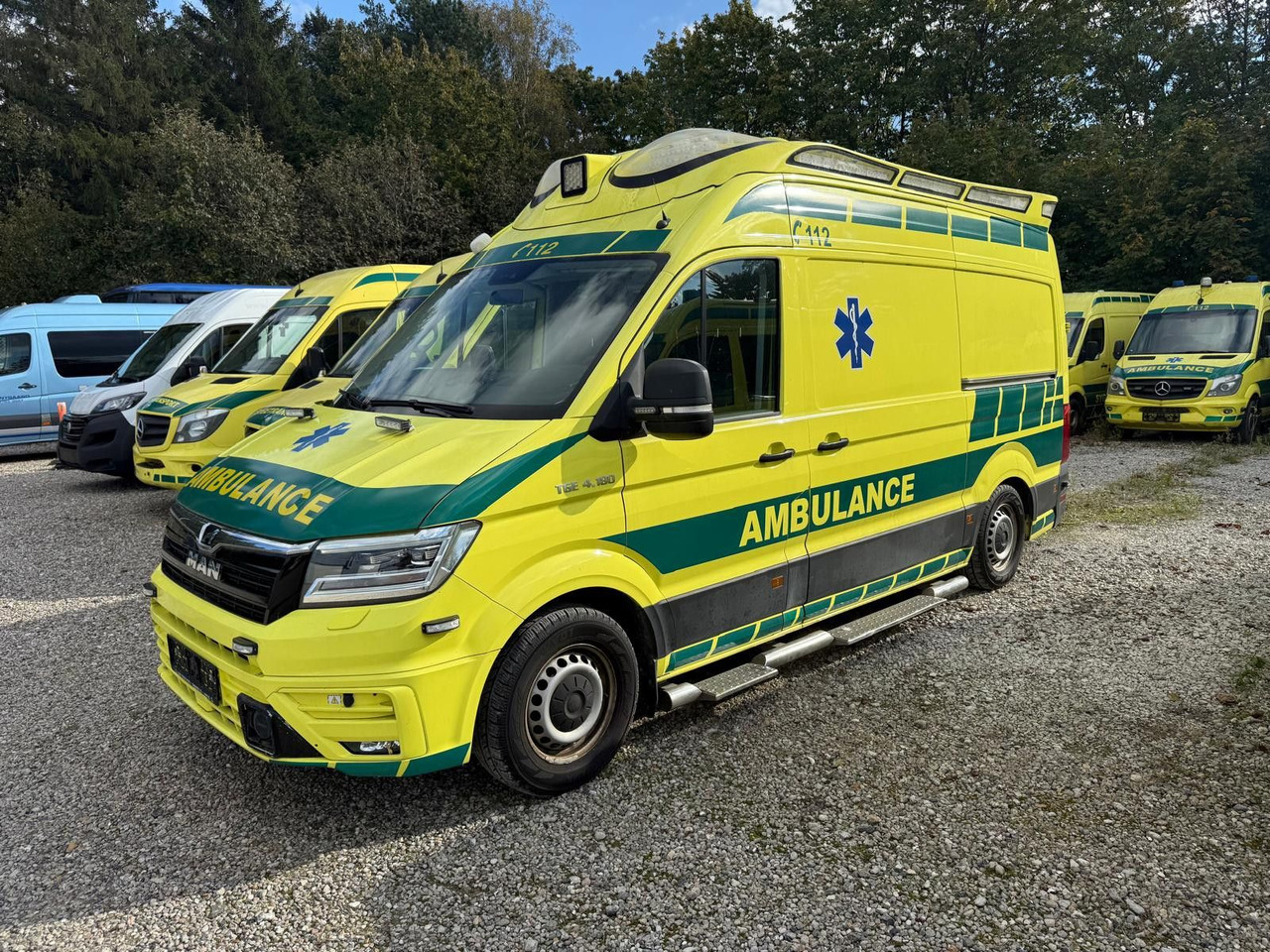 MAN TGE 4.180 Ambulance * 33 400 € netto - Ambulância: foto 2 MAN TGE 4.180 Ambulance * 33 400 € netto - Ambulância: foto 2