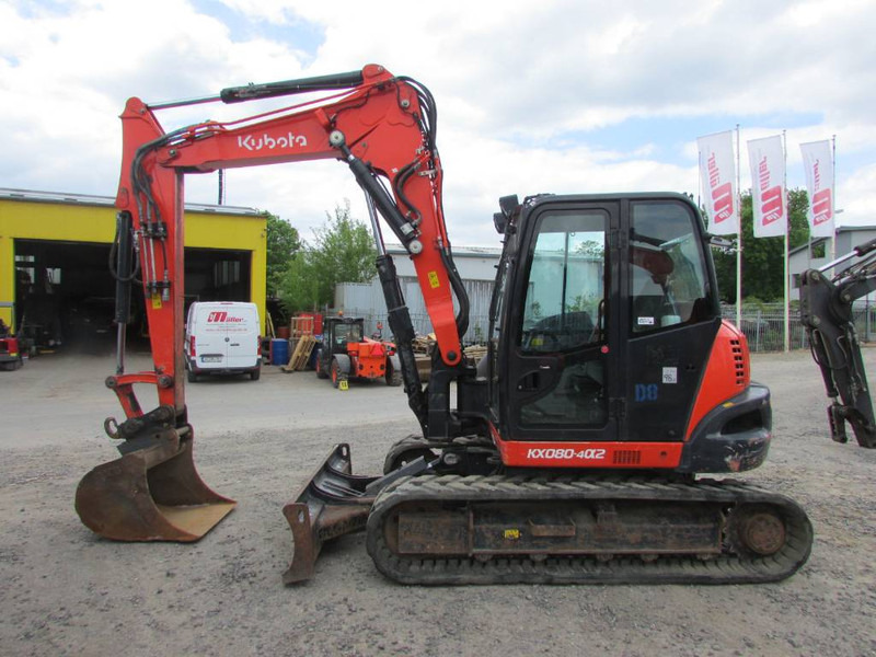 Kubota KX 080-4 alpha 2 Minibagger 47.500 EUR / AC Klima - Mini escavadeira: foto 1 Kubota KX 080-4 alpha 2 Minibagger 47.500 EUR / AC Klima - Mini escavadeira: foto 1