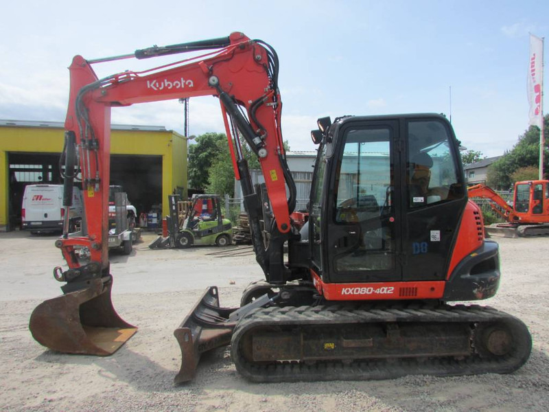 Kubota KX 080-4 alpha 2 Minibagger 47.500 EUR / AC Klima - Mini escavadeira: foto 1 Kubota KX 080-4 alpha 2 Minibagger 47.500 EUR / AC Klima - Mini escavadeira: foto 1