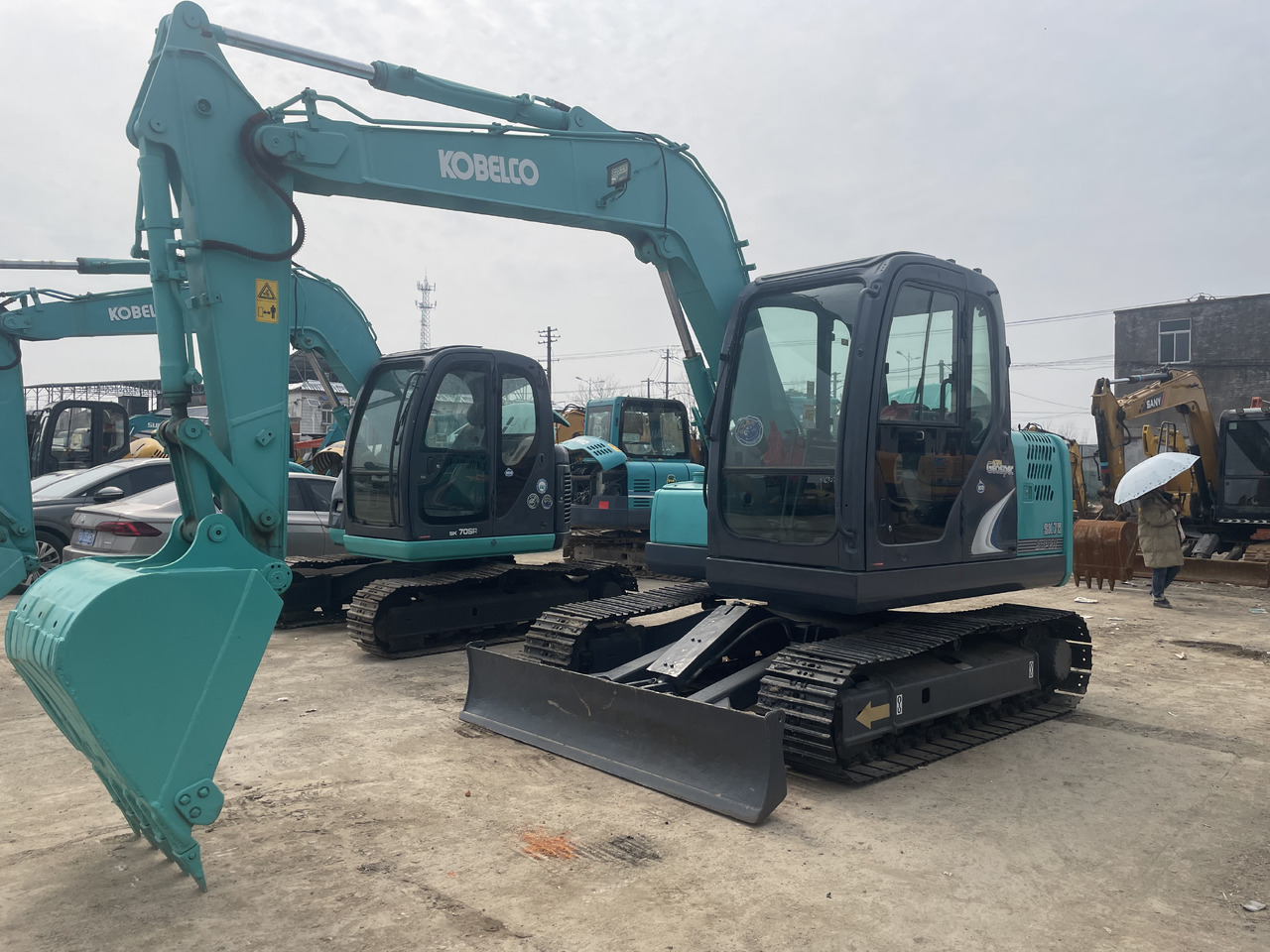 Kobelco SK 75 - Escavadora de rastos: foto 4 Kobelco SK 75 - Escavadora de rastos: foto 4