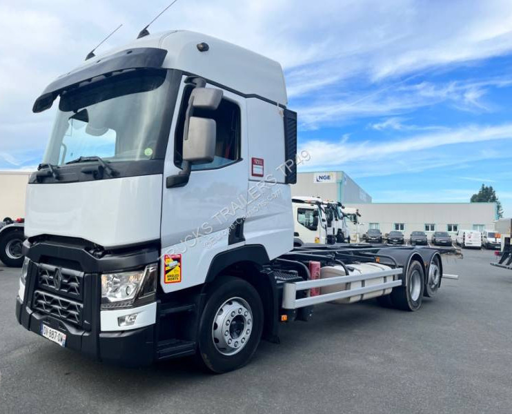 Renault T-Series 430 DXI - Caminhão transportador de contêineres/ Caixa móvel: foto 1 Renault T-Series 430 DXI - Caminhão transportador de contêineres/ Caixa móvel: foto 1