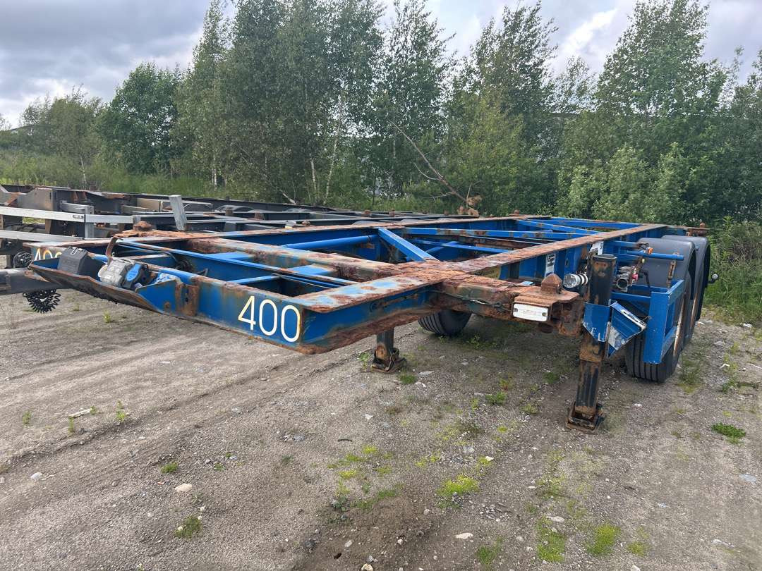2004 Container-henger TURBO`HOET CONTAINERSEMITRAILER EU-godkjent - Semireboque transportador de contêineres/ Caixa móvel: foto 1 2004 Container-henger TURBO`HOET CONTAINERSEMITRAILER EU-godkjent - Semireboque transportador de contêineres/ Caixa móvel: foto 1