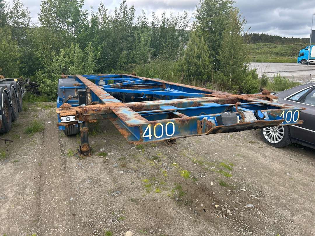2004 Container-henger TURBO`HOET CONTAINERSEMITRAILER EU-godkjent - Semireboque transportador de contêineres/ Caixa móvel: foto 2 2004 Container-henger TURBO`HOET CONTAINERSEMITRAILER EU-godkjent - Semireboque transportador de contêineres/ Caixa móvel: foto 2