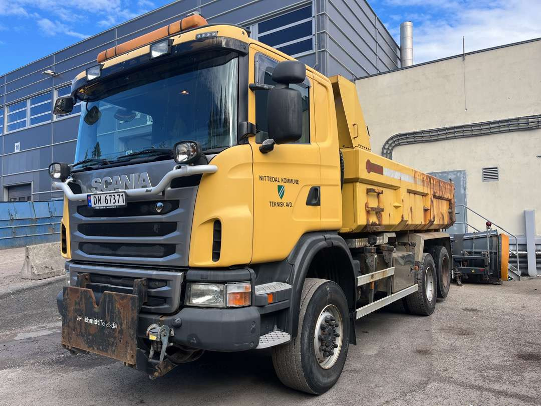2011 Scania G400 Tippbil (selges på vegne av kommune) - Caminhão basculante: foto 1 2011 Scania G400 Tippbil (selges på vegne av kommune) - Caminhão basculante: foto 1