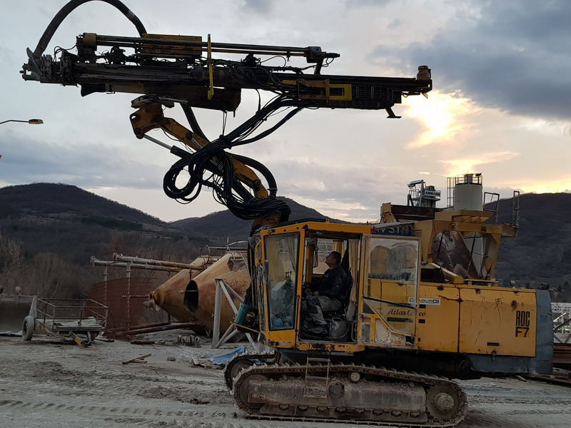 Máquina de perfuração Atlas Copco F7-10: foto 12