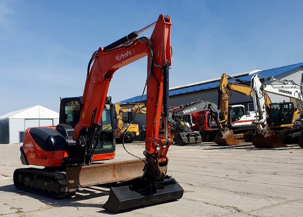 Mini escavadeira Kubota KX 080-4: foto 6