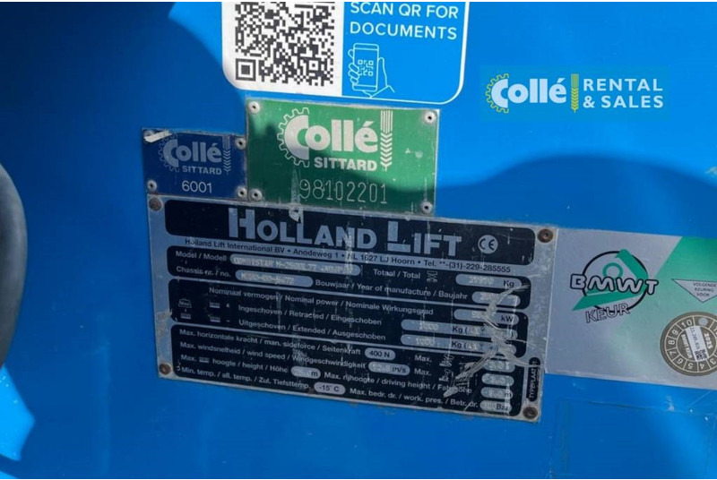 Plataforma de Tijera/ Plataforma de tesoura Holland lift M 250 DL 27 | 2003: foto 19