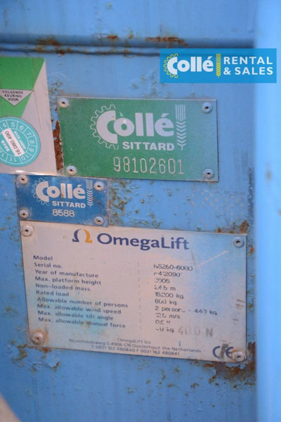 Omega NS260 | 2007 - Plataforma de Tijera/ Plataforma de tesoura: foto 5 Omega NS260 | 2007 - Plataforma de Tijera/ Plataforma de tesoura: foto 5