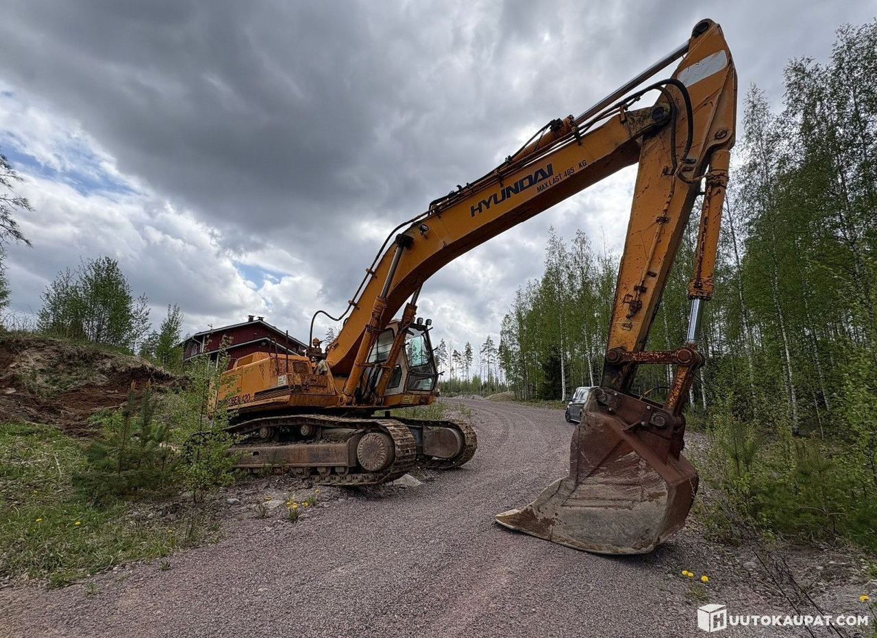 Hyundai Robex 420 LC, tracked excavator, 1995, Mäntsälä - Escavadora de rastos: foto 2 Hyundai Robex 420 LC, tracked excavator, 1995, Mäntsälä - Escavadora de rastos: foto 2
